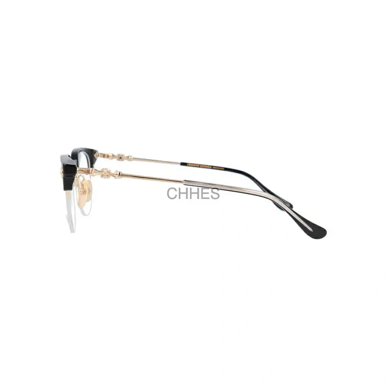 Chrome hearts 克罗心 TANG BK / GP 51 半框黑金光学镜