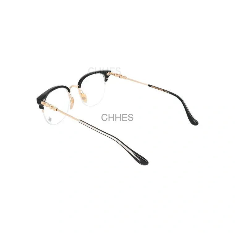 Chrome hearts 克罗心 TANG BK / GP 51 半框黑金光学镜