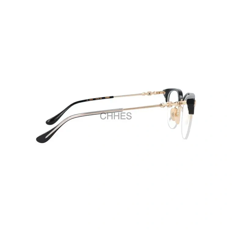 Chrome hearts 克罗心 TANG BK / GP 51 半框黑金光学镜
