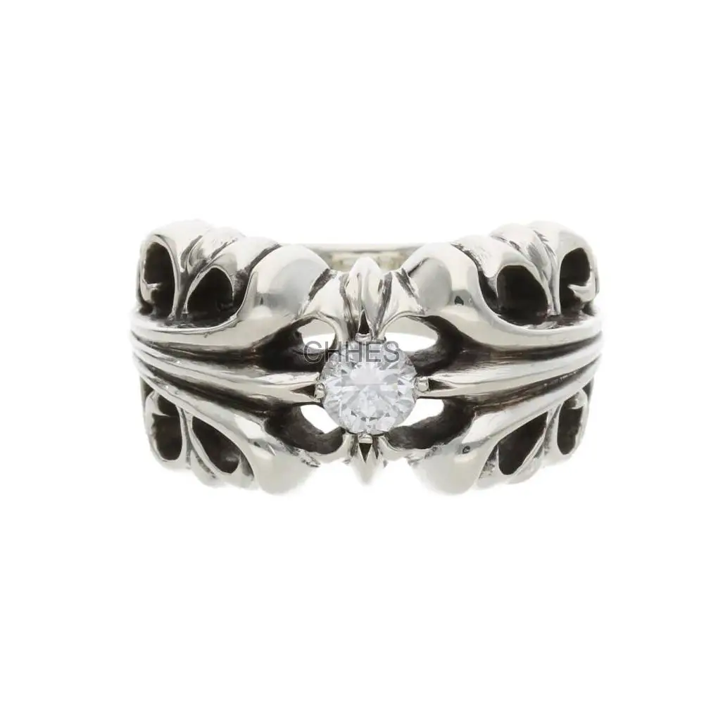 Chrome hearts 克罗心 Katie花型KT钻石戒指