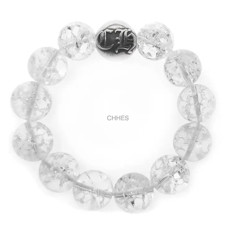 Chrome hearts 克罗心 14MM水晶珠单球手链