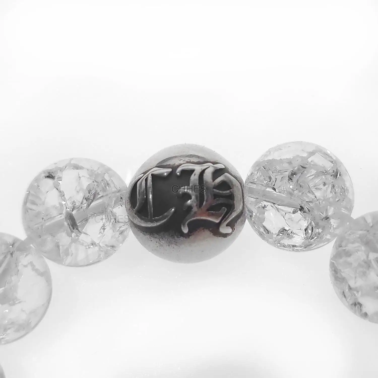 Chrome hearts 克罗心 14MM水晶珠单球手链