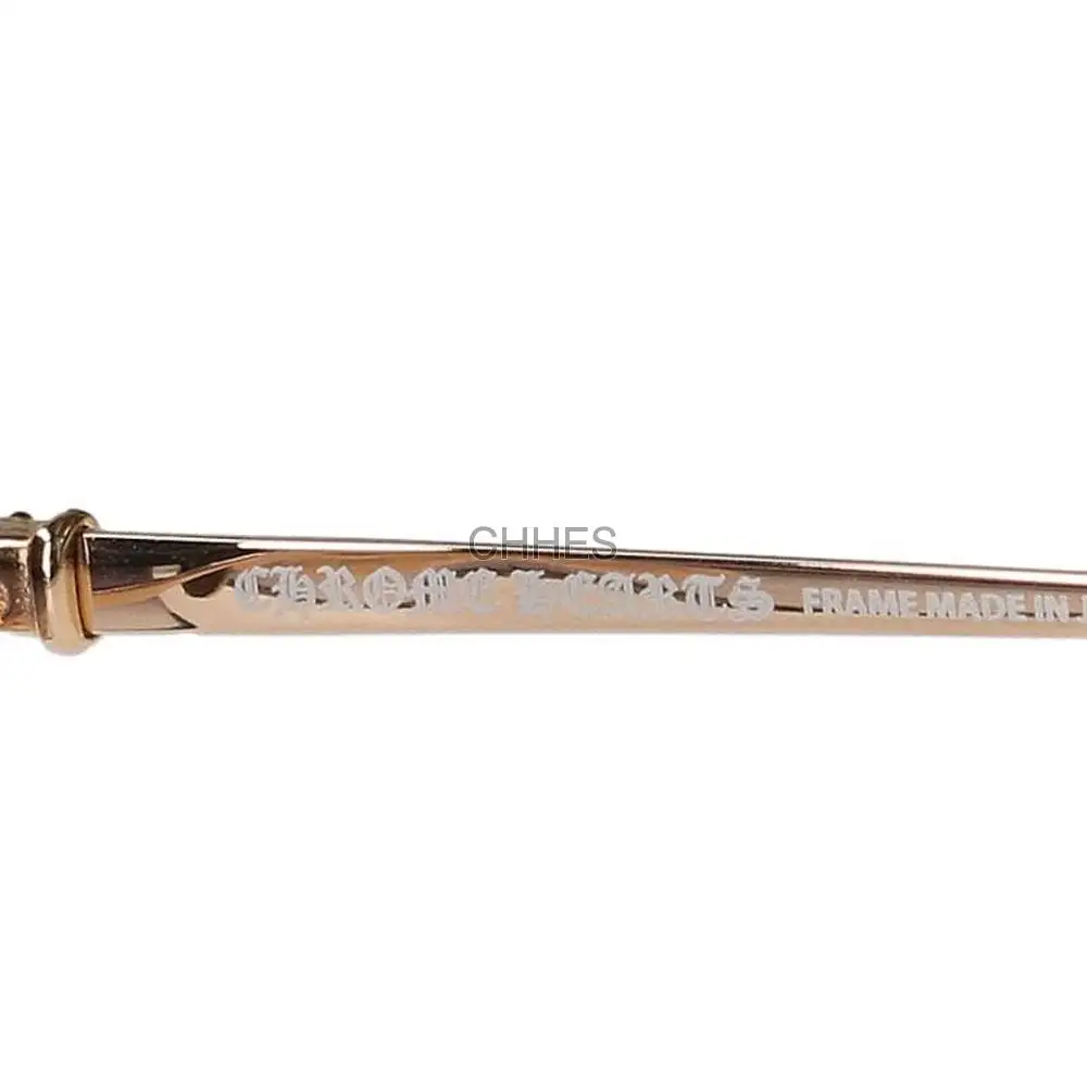Chrome hearts 克罗心 STEPPIN\'BLU 黑金泪滴太阳镜