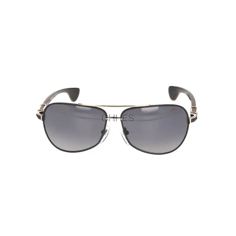 Chrome hearts 克罗心 [THE BEAST I] Ebony Temple 十字花黑金泪滴太阳镜