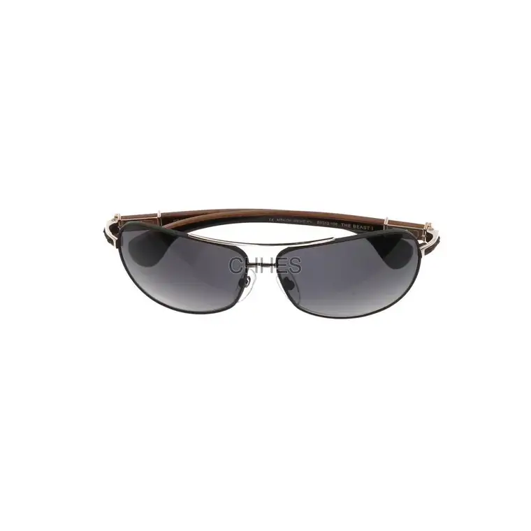 Chrome hearts 克罗心 [THE BEAST I] Ebony Temple 十字花黑金泪滴太阳镜