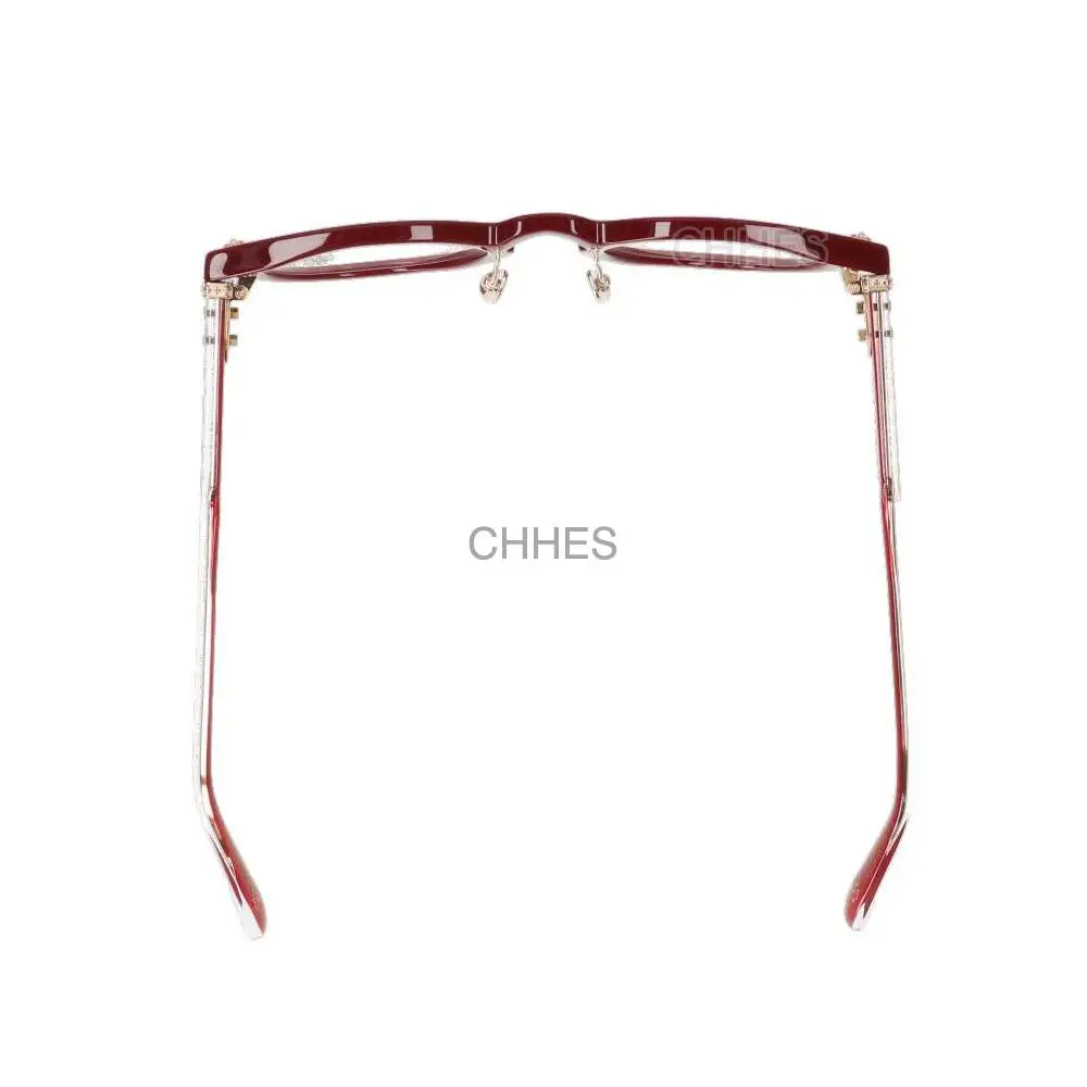 Chrome hearts 克罗心 [DING ALONG LINGLONG] Ebony Temple 红金十字花太阳镜/镜框