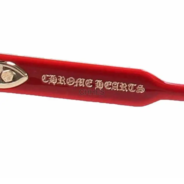 Chrome hearts 克罗心 [DING ALONG LINGLONG] Ebony Temple 红金十字花太阳镜/镜框