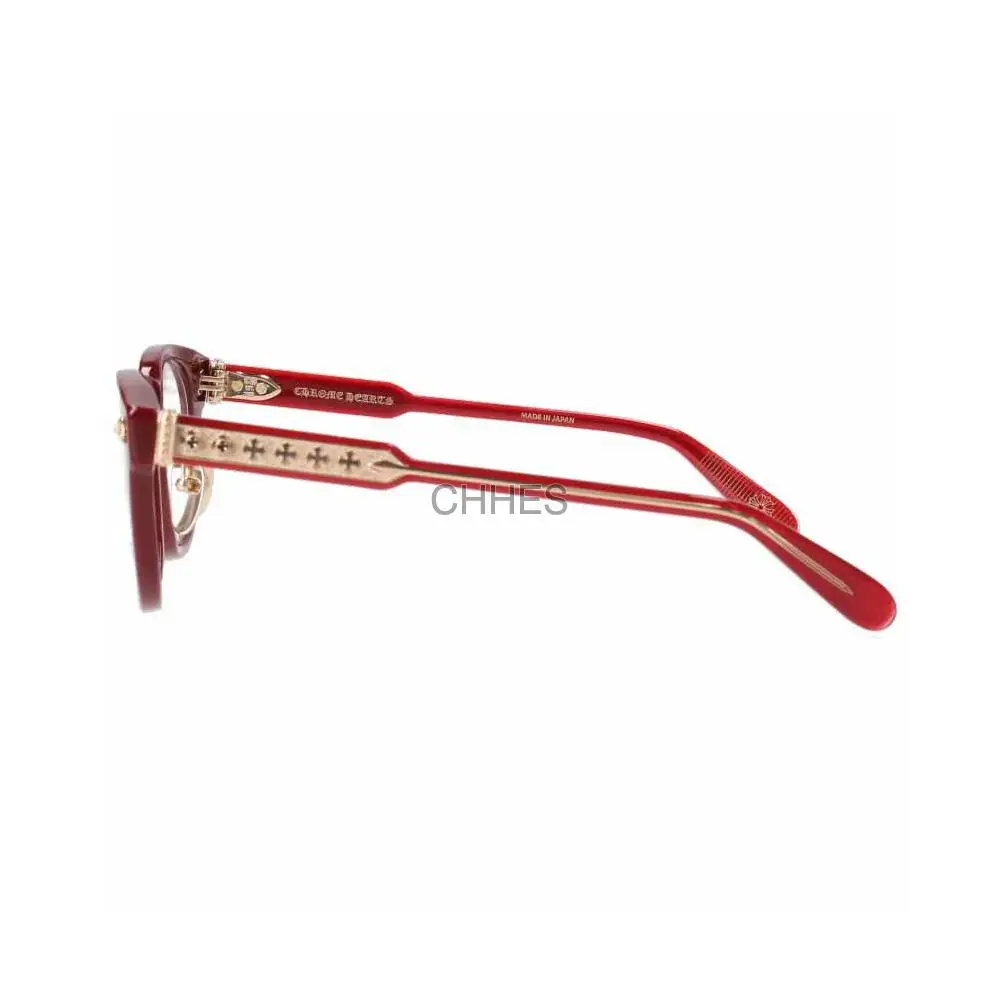 Chrome hearts 克罗心 [DING ALONG LINGLONG] Ebony Temple 红金十字花太阳镜/镜框