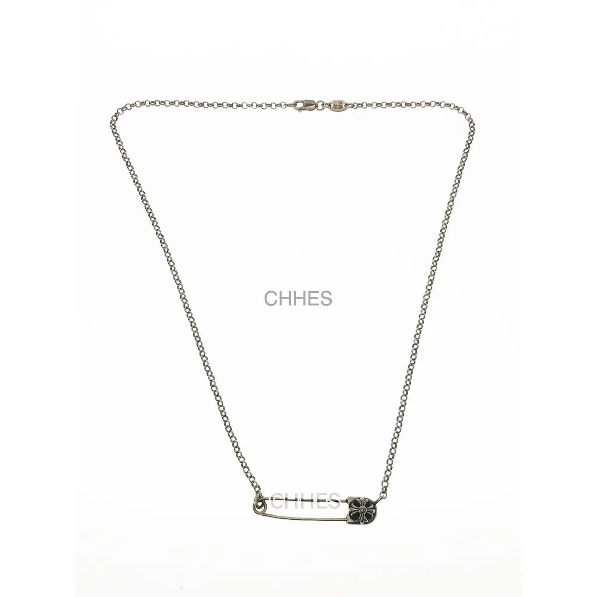 Chrome hearts 克罗心 别针锁骨ROLL项链