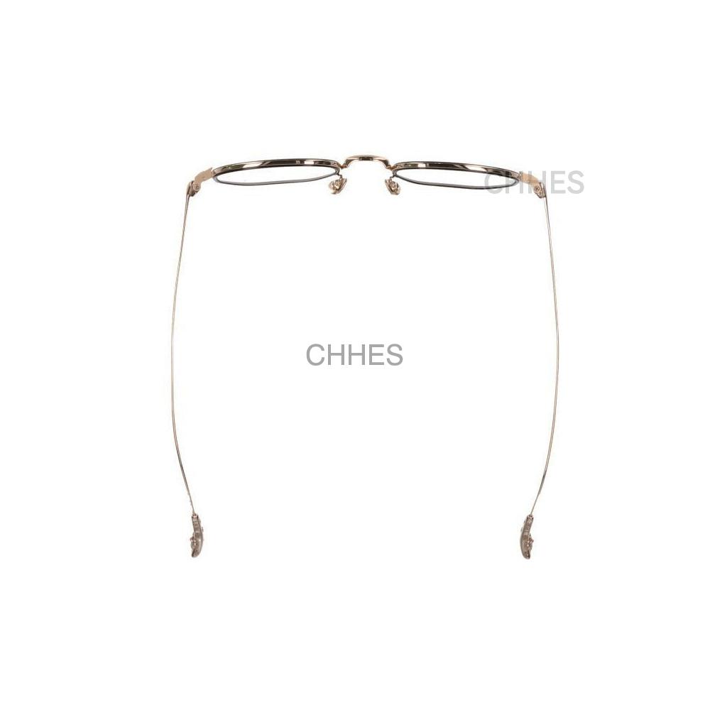 CHROME HEARTS Chrome hearts 克罗心BONE PRONE I 金色方形光学镜- CHHES