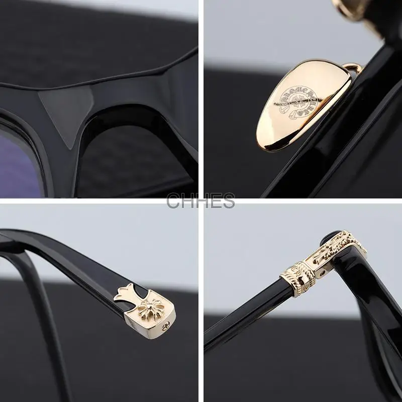 Chrome hearts 克罗心 DARLIN黑框金色光学镜