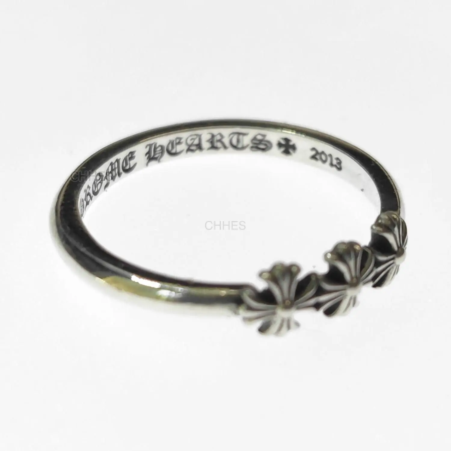 Chromehearts 克罗心 泡泡糖三十字花圆环戒指
