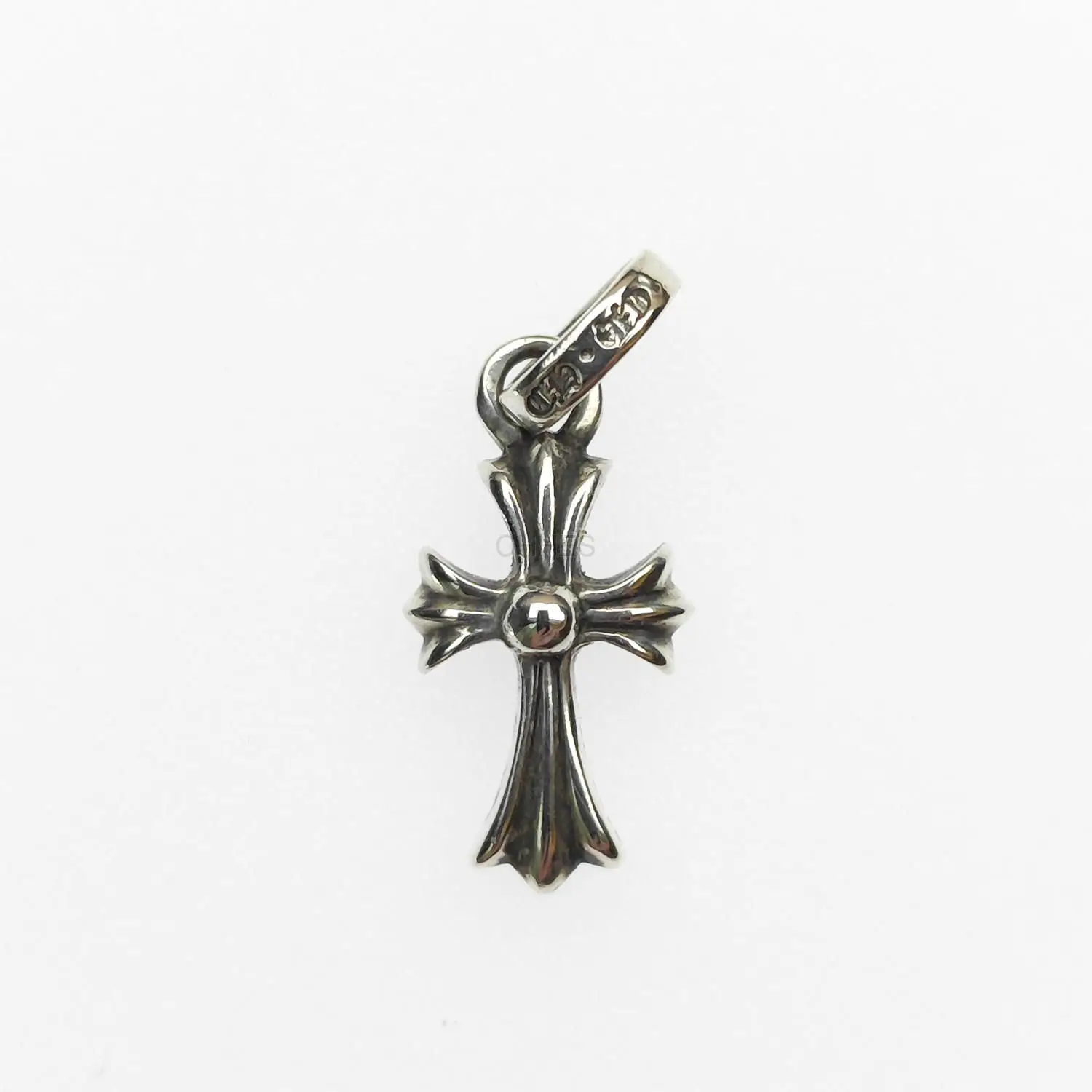 Chrome hearts 克罗心 Babyfat Cross小号十字架红宝石吊坠 