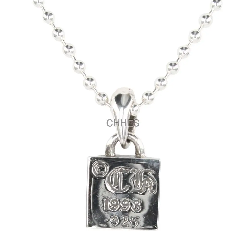 Chrome hearts 克罗心 方形爱心吊坠/项链