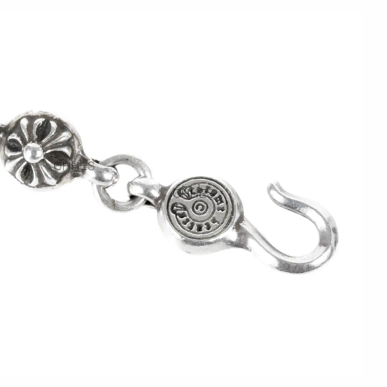 Chrome hearts 克罗心 十字花球#2带十字架吊坠手链