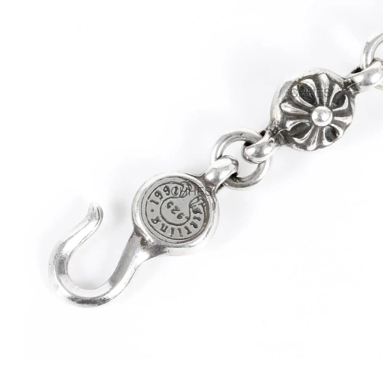Chrome hearts 克罗心 十字花球#2带十字架吊坠手链