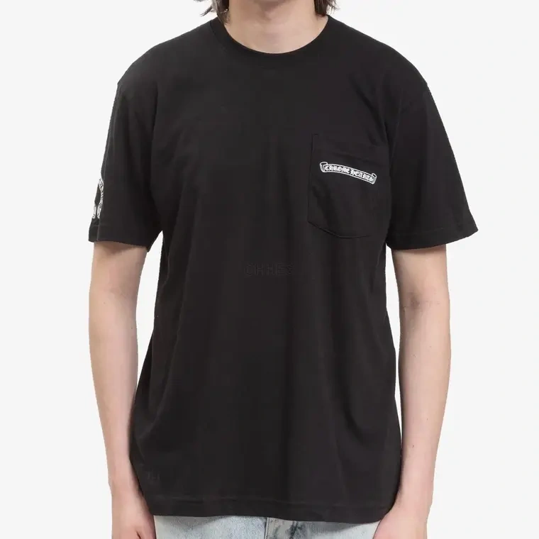 Chrome hearts 长十字花黑色短袖T恤
