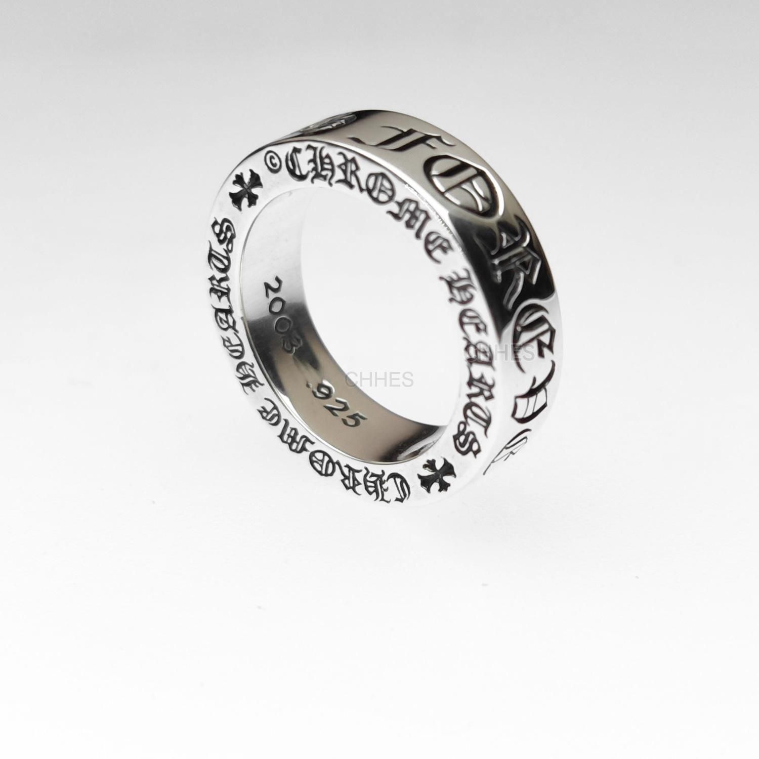 CHROME HEARTS 克罗心CHROME HEARTS FOREVER 基础款永恒之戒情侣 CHROME HEARTS 克罗心CHROME HEARTS FOREVER 基础款永恒之戒情侣