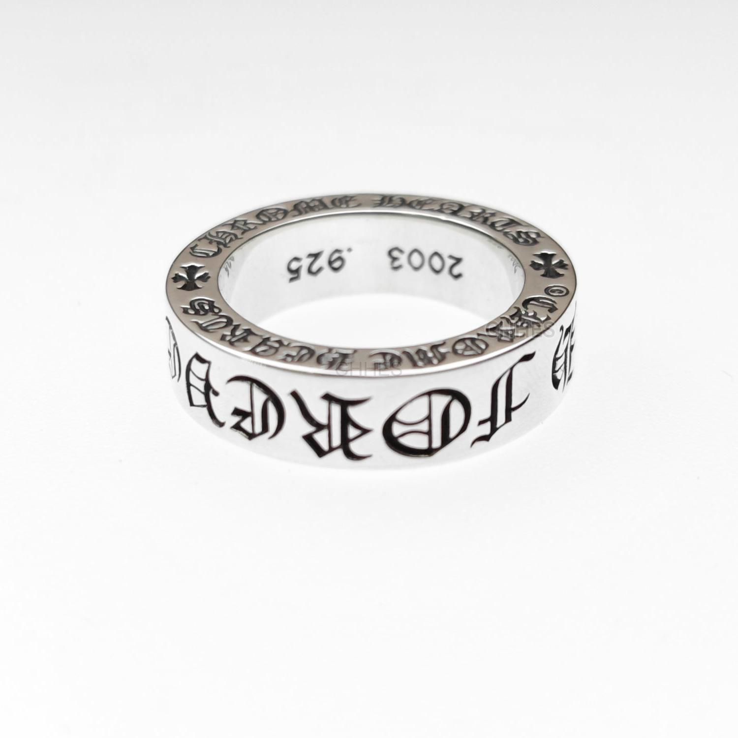 Chrome Hearts Forever 6mm Spacer Ring US 5.5 size | eBay