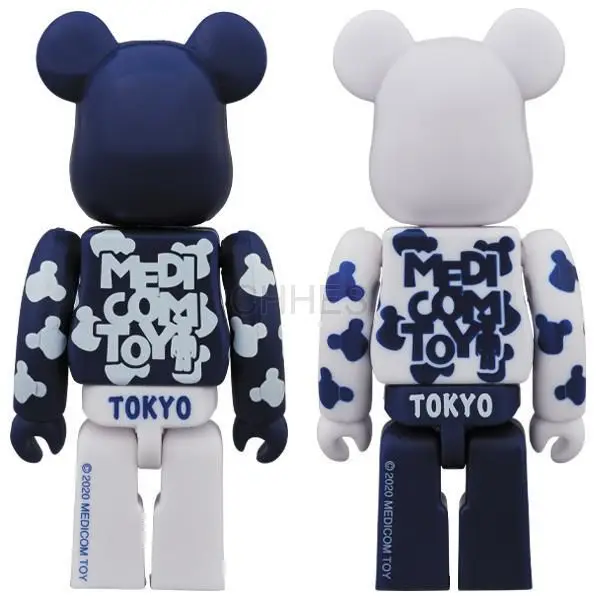 积木熊 BE@RBRICK Happi Tokyo 海军蓝／白
