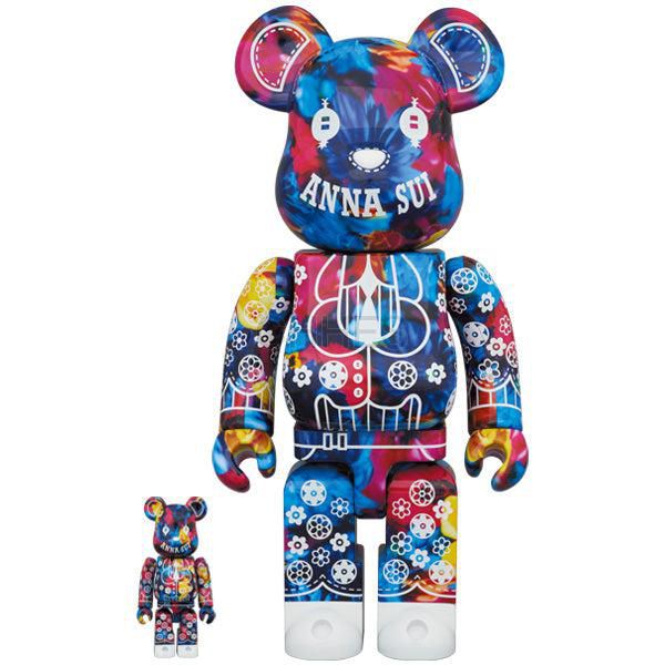 BEARBRICK 积木熊ANNA SUI × M／mika ninagawa BE@RBRICK 100％ & 400