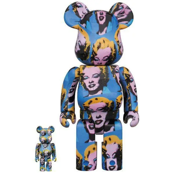 积木熊  安迪&middot;沃霍尔的玛丽莲&middot;梦露 BE@RBRICK 100％ & 400％