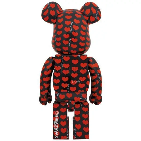 积木熊  BE@RBRICK 黑心 1000％