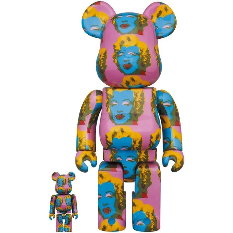 积木熊  BE@RBRICK 安迪&middot;沃霍尔 玛丽莲&middot;梦露 #2 100％ & 400％