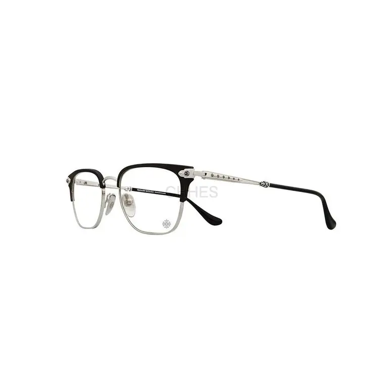 Chrome hearts 克罗心 PLONKER银色半框黑腿光学镜