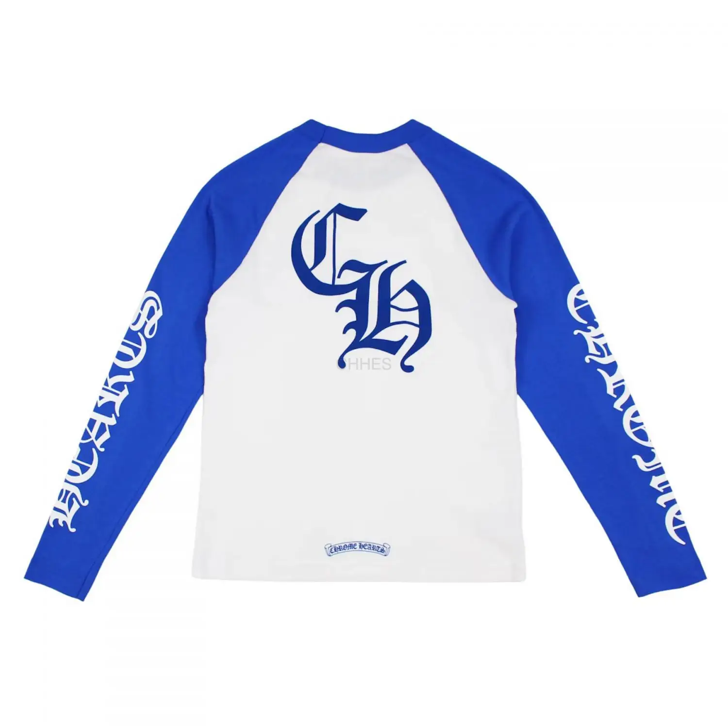 Chrome hearts 白蓝拼接CH字母长袖T恤