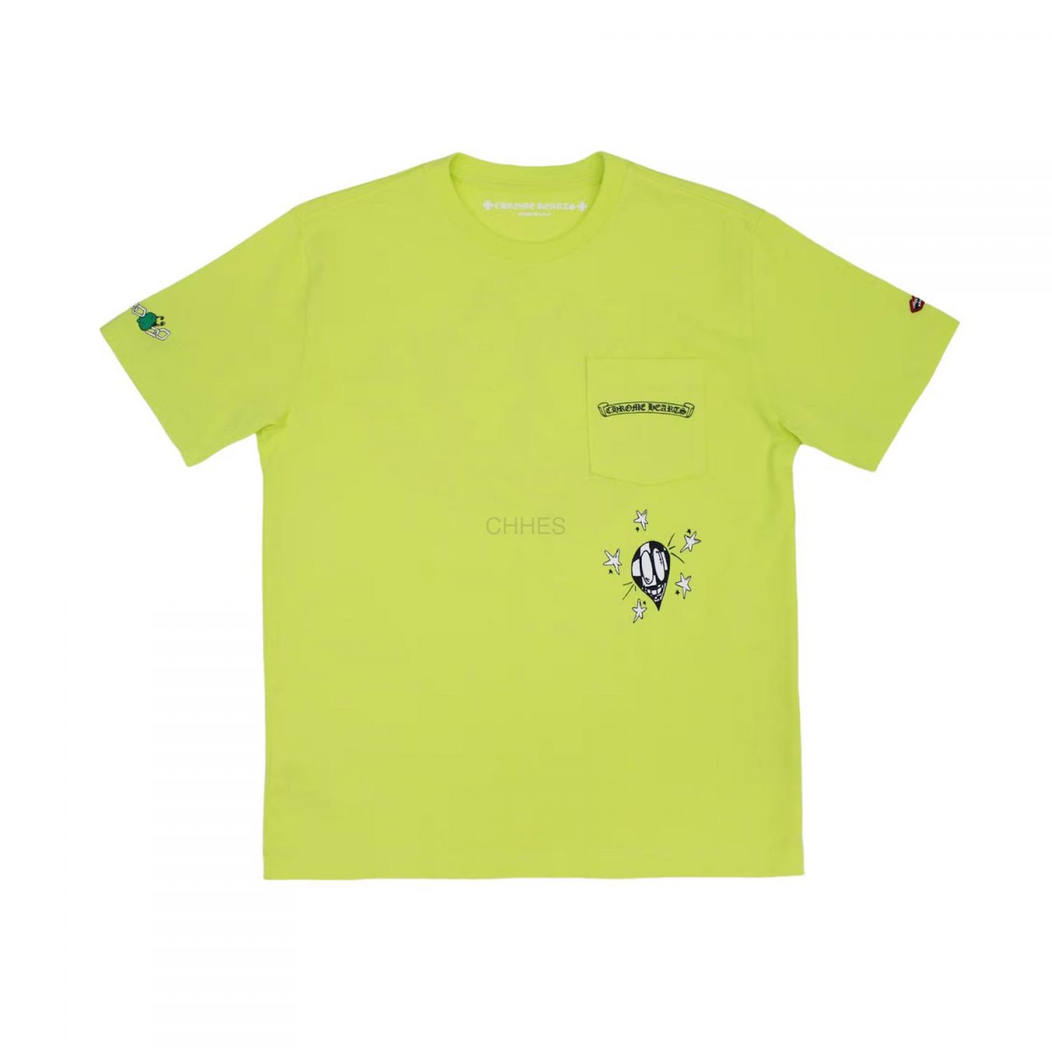 大特価 超希少！CHROME HEARTS NEON YELLOW L/S TEE！ Tシャツ