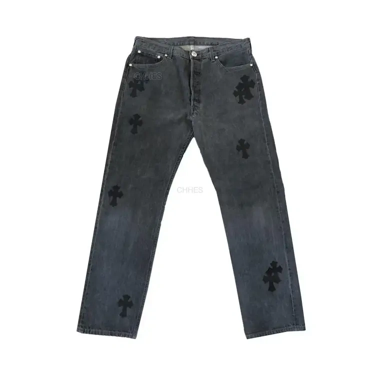 Chrome hearts 克罗心 黑色复古 Levi\'s 牛仔裤