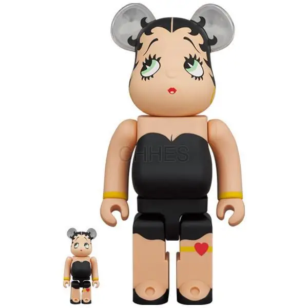 积木熊 BE@RBRICK Betty Boop(TM) BLACK Ver. 100% & 400%