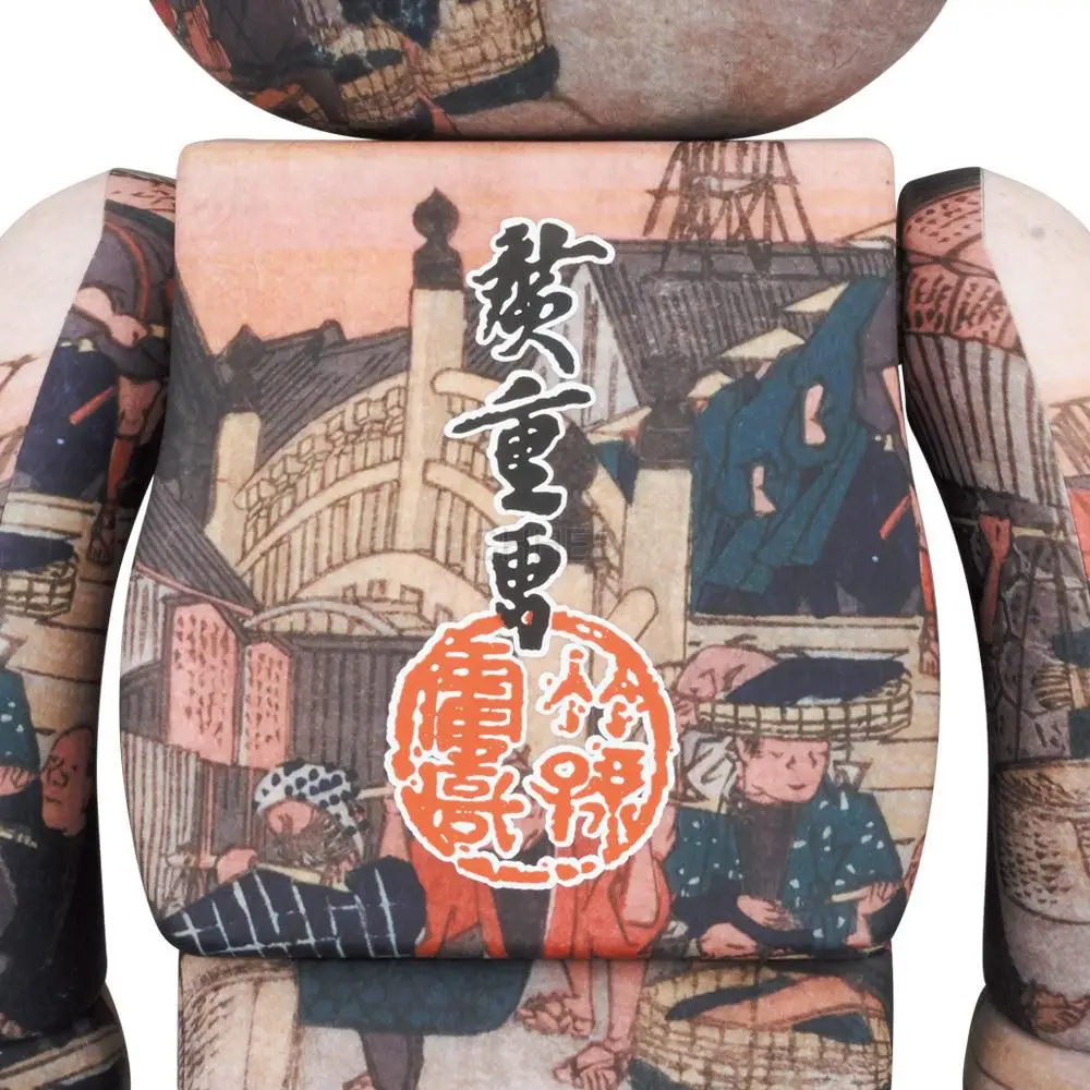 积木熊    东京国立博物馆 BE@RBRICK Hiroshige Utagawa「东海道 53 站」日本桥 100％ & 400％