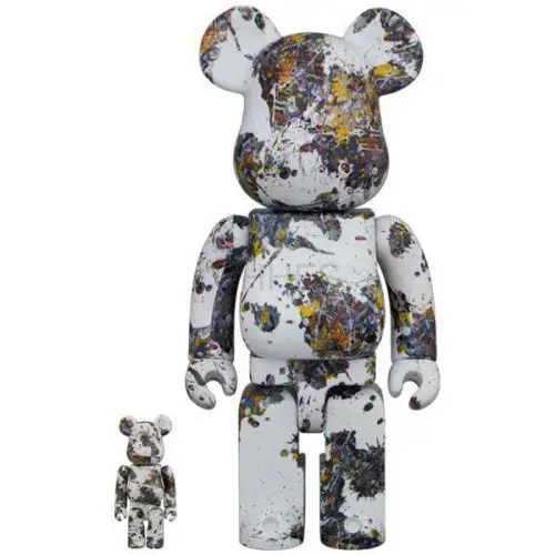 积木熊  BE@RBRICK 杰克逊波洛克工作室(SPLASH) 100％ & 400％