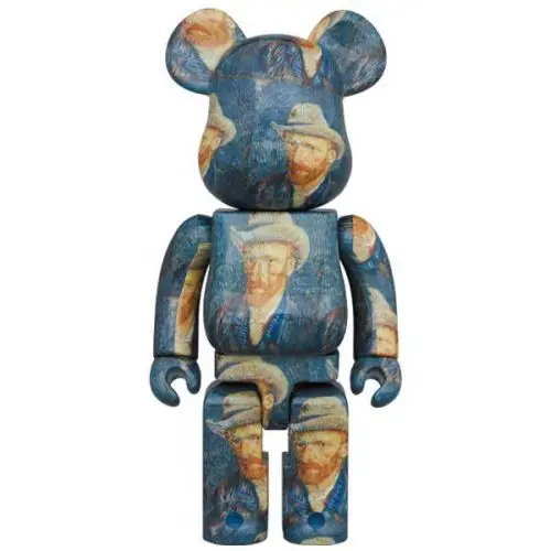 积木熊 BE@RBRICK「梵高博物馆」戴灰色毡帽的自画像 1000%