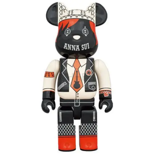 积木熊  BE@RBRICK ANNA SUI 红色和米色 1000%