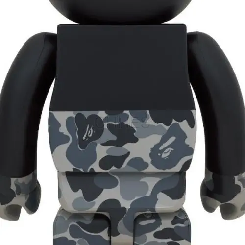 积木熊 BE@RBRICK BAPE(R) 米老鼠单调版 1000％