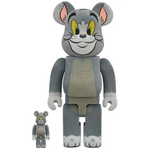 积木熊 BE@RBRICK TOM Flocky Ver. 100％和400％（汤姆和杰瑞）