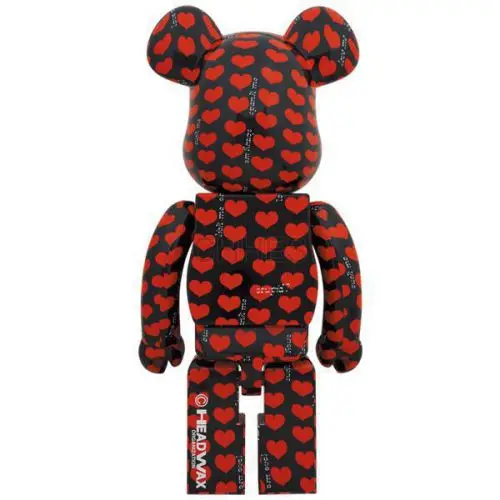 积木熊  BE@RBRICK 黑心 1000％