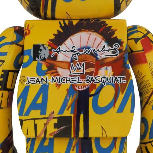 积木熊  BE@RBRICK 安迪·沃霍尔 × JEAN-MICHEL BASQUIAT #3 1000%