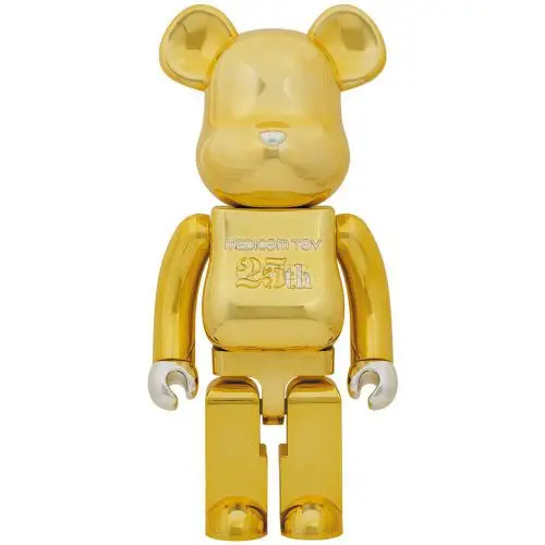 积木熊  BE@RBRICK MEDICOM TOY 25 周年纪念款 1000％