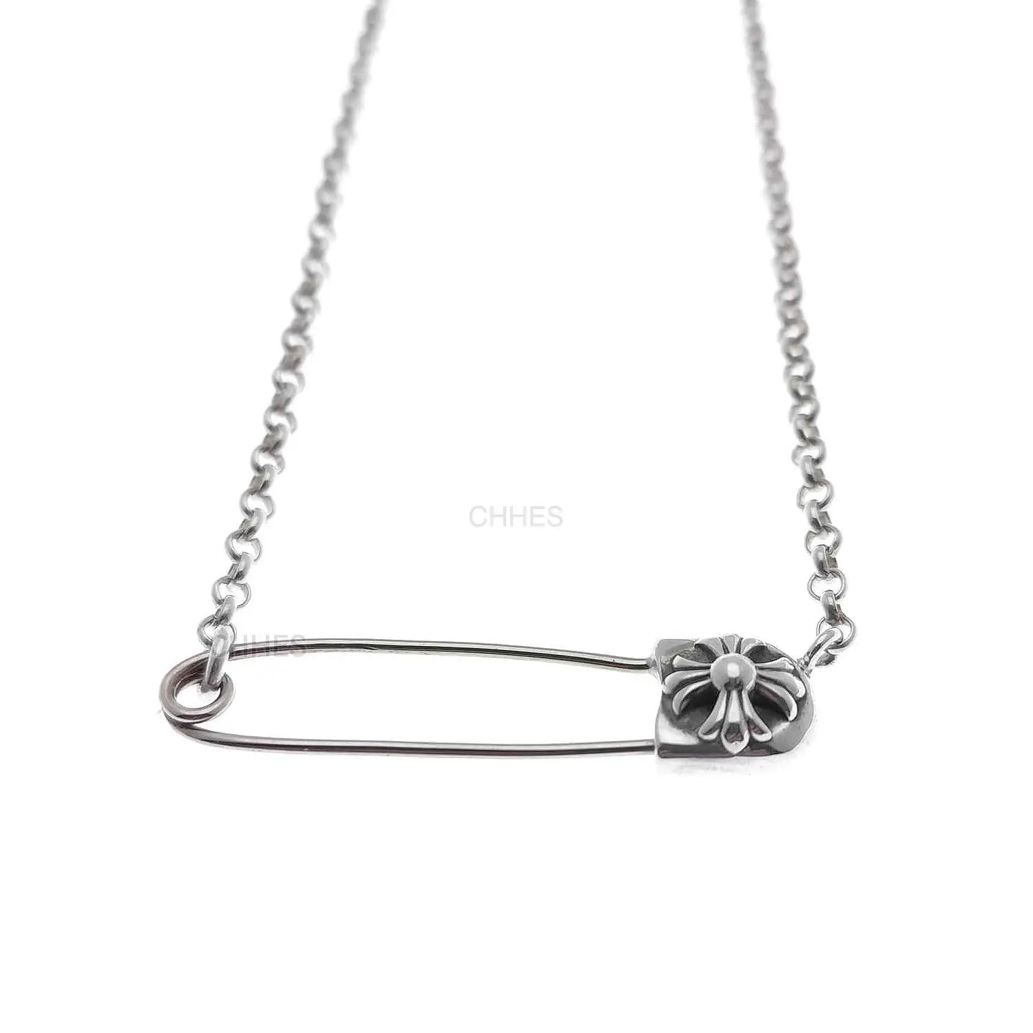 Chrome hearts 克罗心 别针锁骨ROLL项链