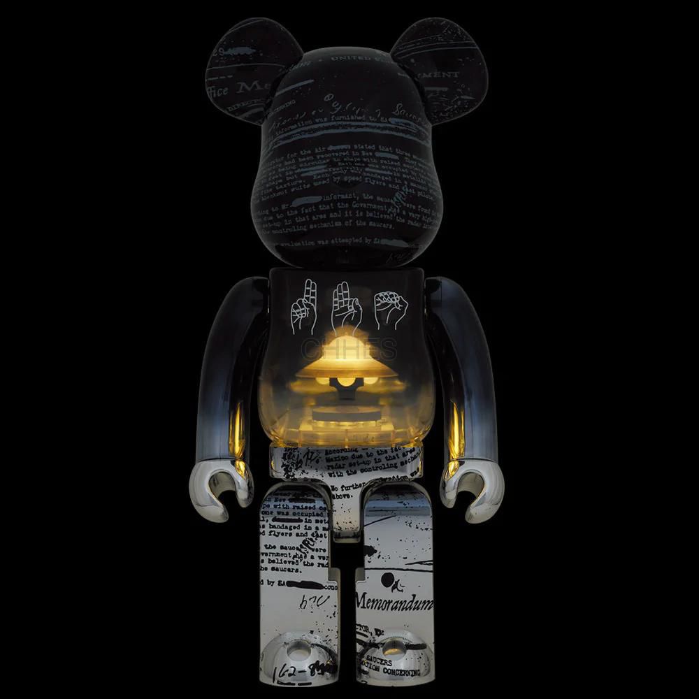 BEARBRICK 积木熊BE@RBRICK UFO 第二版1000％ - CHHES