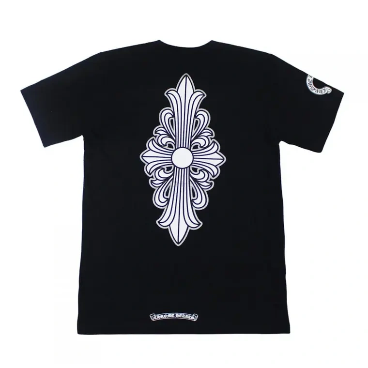 Chrome hearts 长十字花黑色短袖T恤