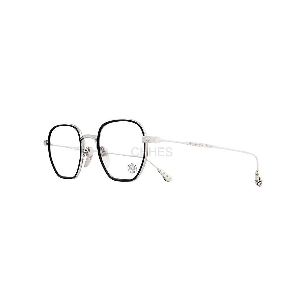 CHROME HEARTS Chrome hearts 克罗心BONE PRONE I 银色方形光学镜- CHHES