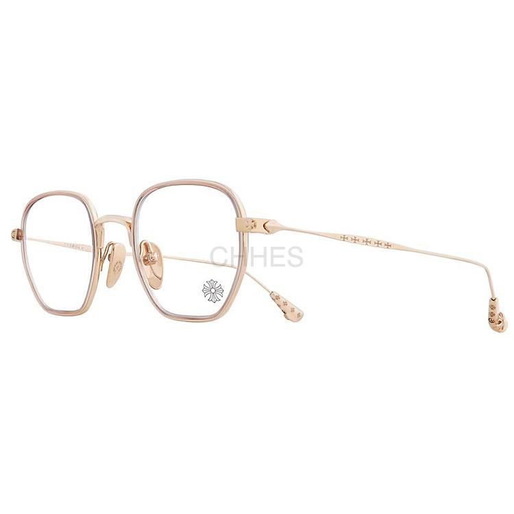 CHROME HEARTS Chrome hearts 克罗心BONE PRONE I 金色方形光学镜- CHHES