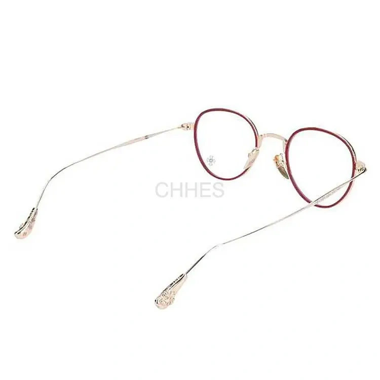 Chrome hearts 克罗心 BONE PRONE IV BordelloGold Plated 金色红圈光学镜