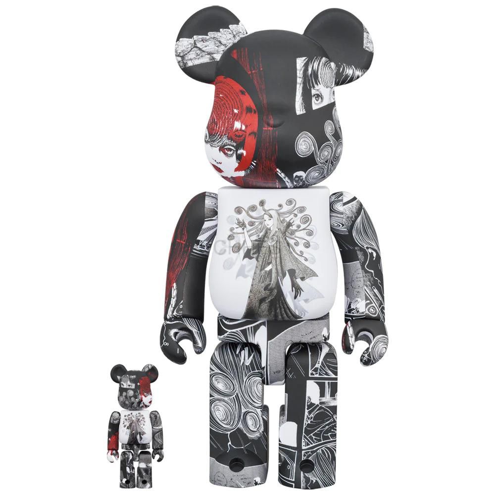 BEARBRICK 积木熊BE@RBRICK S'YTE × 伊藤润二UZUMAKI 100％ & 400 