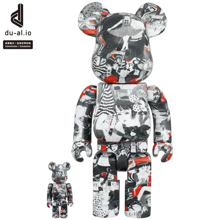积木熊      BE@RBRICK MEEWEE&times;Suehiro Maruo Shojo Tsubaki 100％ & 400％《预计2023年7月下旬发货/订购截止至3月10日》